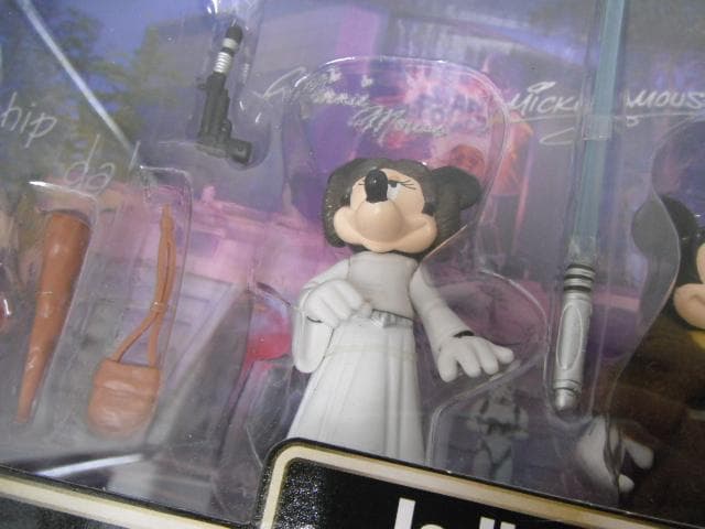未使用品 スターウォーズ Jedi Mickey`s ミッキー フィギュアセット