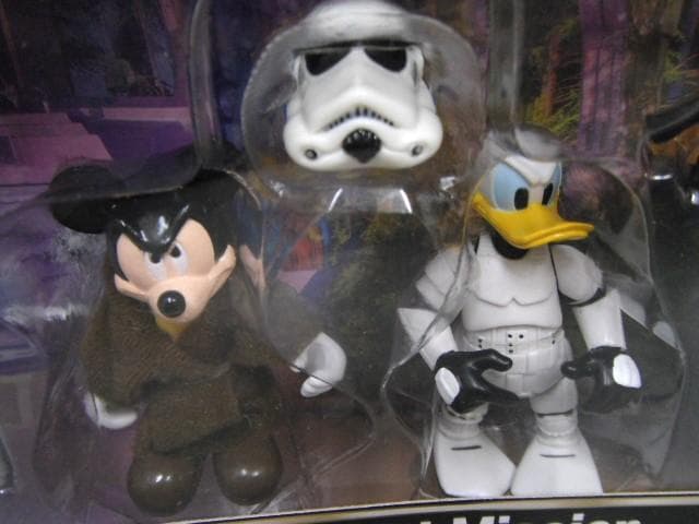 未使用品 スターウォーズ Jedi Mickey`s ミッキー フィギュアセット
