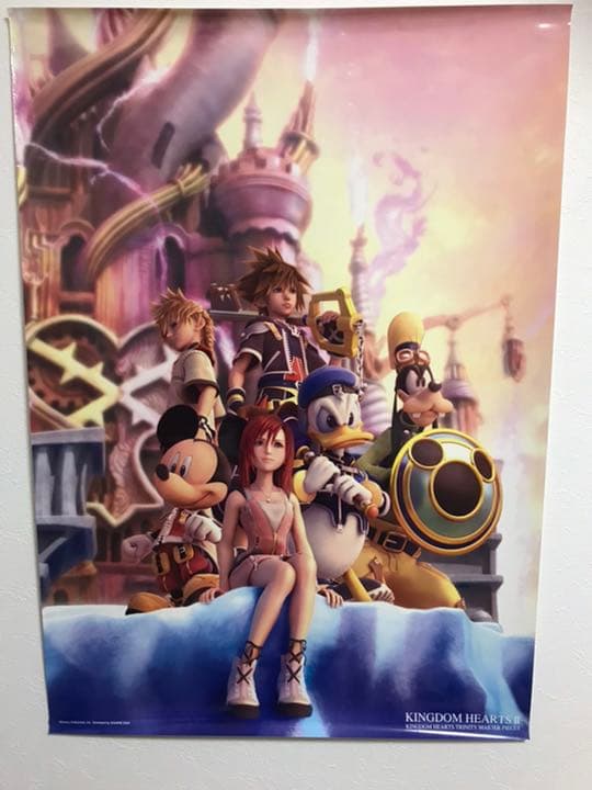 希少！キングダムハーツ2 マスターピース　販促ポスター　KHポスター 4 希少！キングダムハーツ2 マスターピース 販促ポスター KHポスター 4