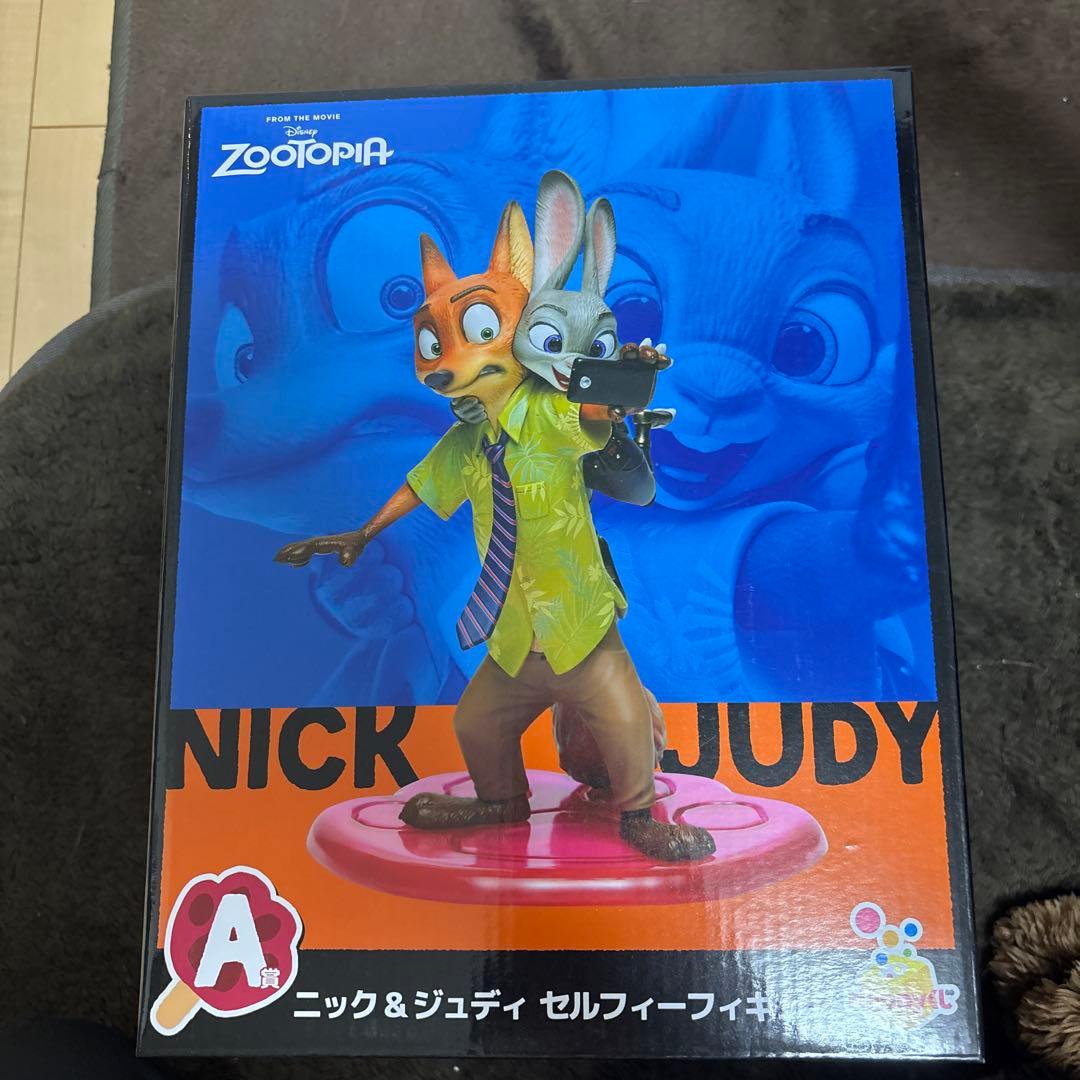 ズートピア ニックとジュディのセルフィーフィギュア HappyくじA賞 一