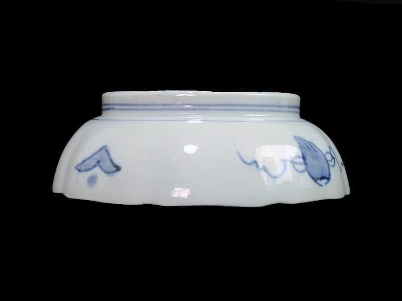 古伊万里 色絵 桐に鳳凰 花の図 膾皿 2客 D124AS-fbrh