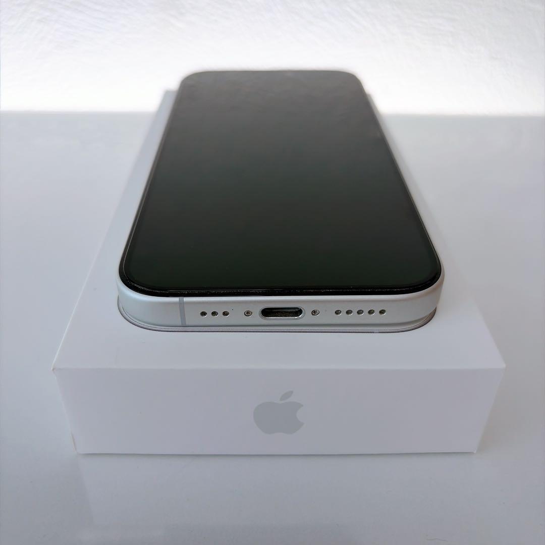 SIMフリー iPhone16 128GBホワイト 最大容量100% おまけ付き Apple
