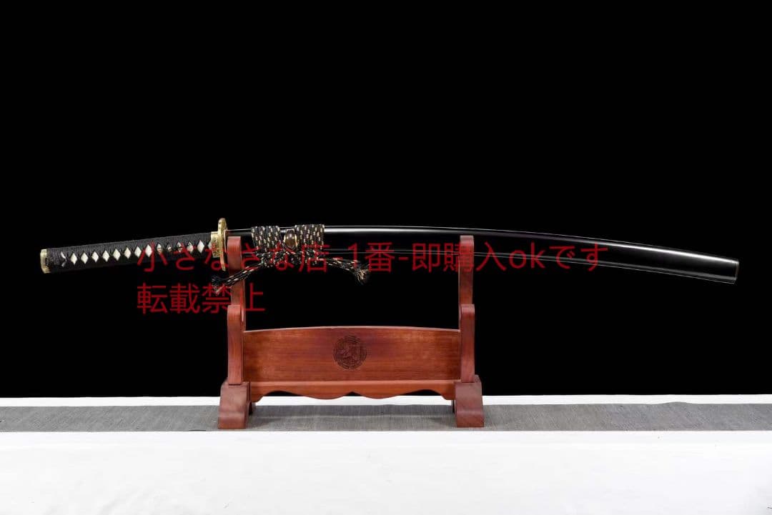 銅装T 10焼刃牛角鞘『嫦娥奔月』古兵器 武具 刀装具 日本刀 模造刀 居合刀