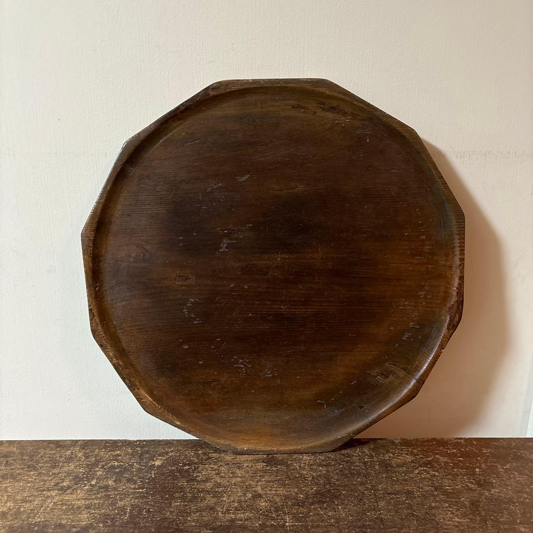 李朝十二角膳天板その63 盆.古道具.骨董品.韓国骨董.