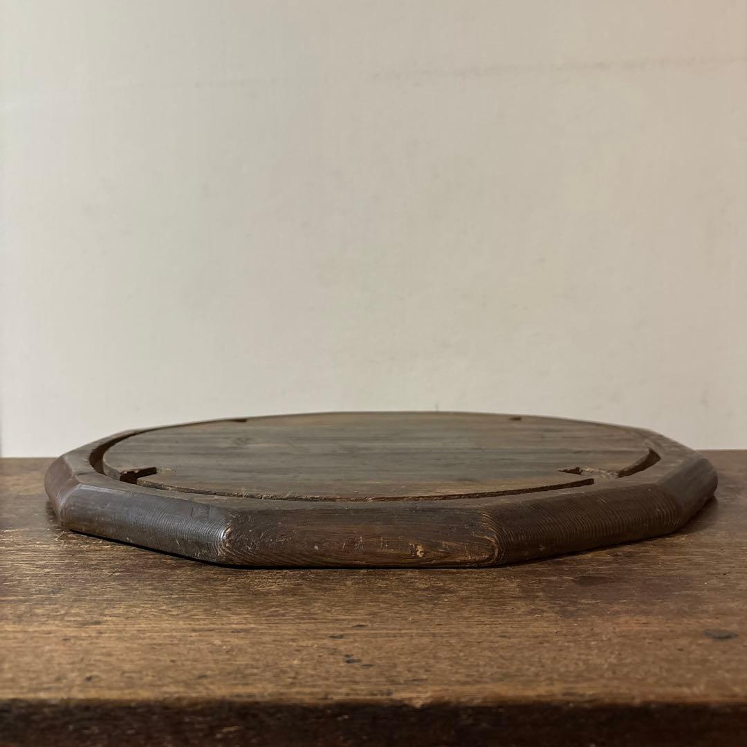 李朝十二角膳天板その63 盆.古道具.骨董品.韓国骨董.