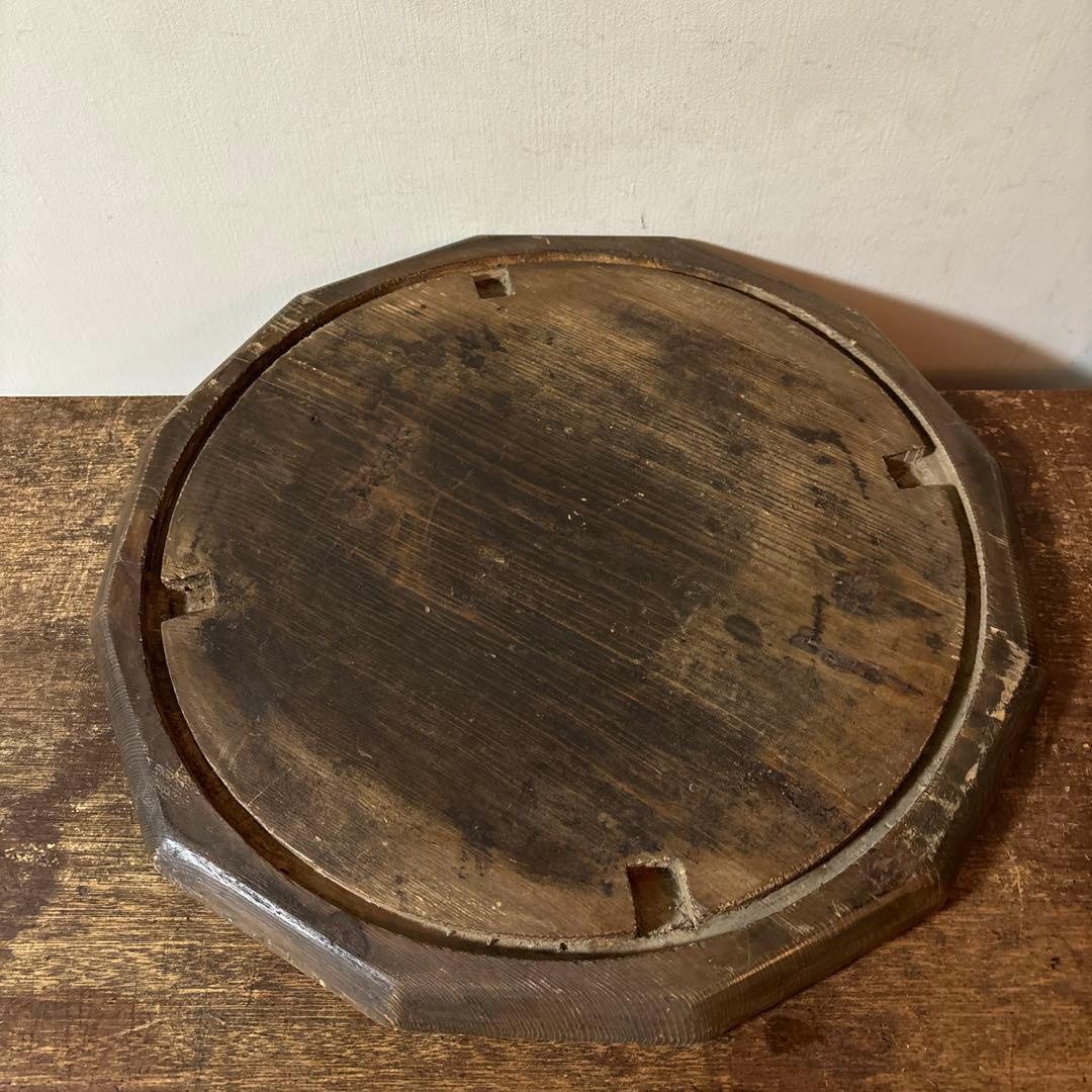 李朝十二角膳天板その63 盆.古道具.骨董品.韓国骨董.