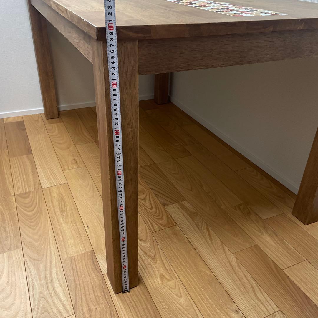 ダイニングテーブル　タイル　木製　テスタ　4人掛け