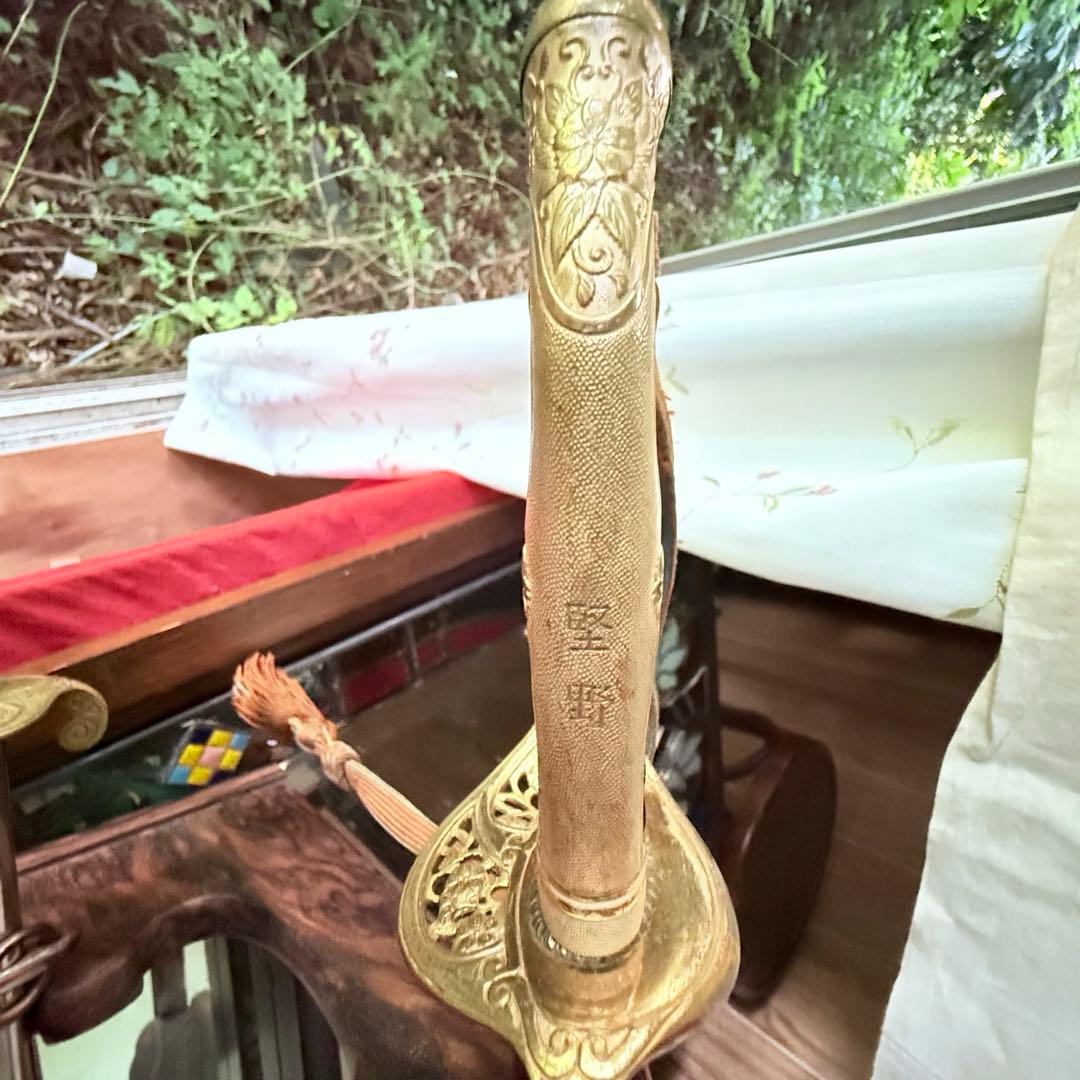 2214様感謝‼️旧日本軍名入模造刀身刀緒付指揮刀軍刀