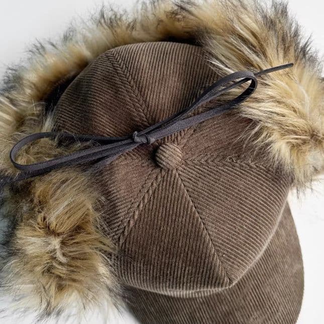 OPEN YY ファー付きキャップ ブラウンの通販はau PAY マーケット