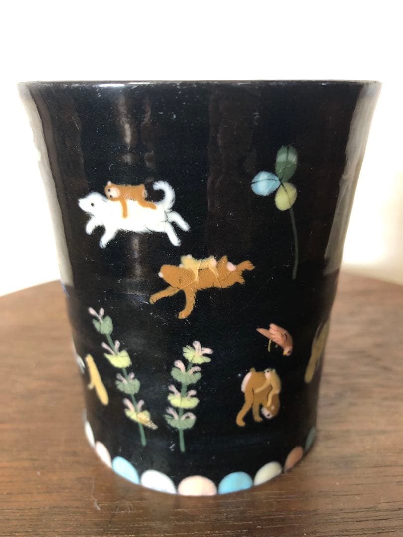 欠け有りスナフジタ（フジタチサト）サル山マグカップ