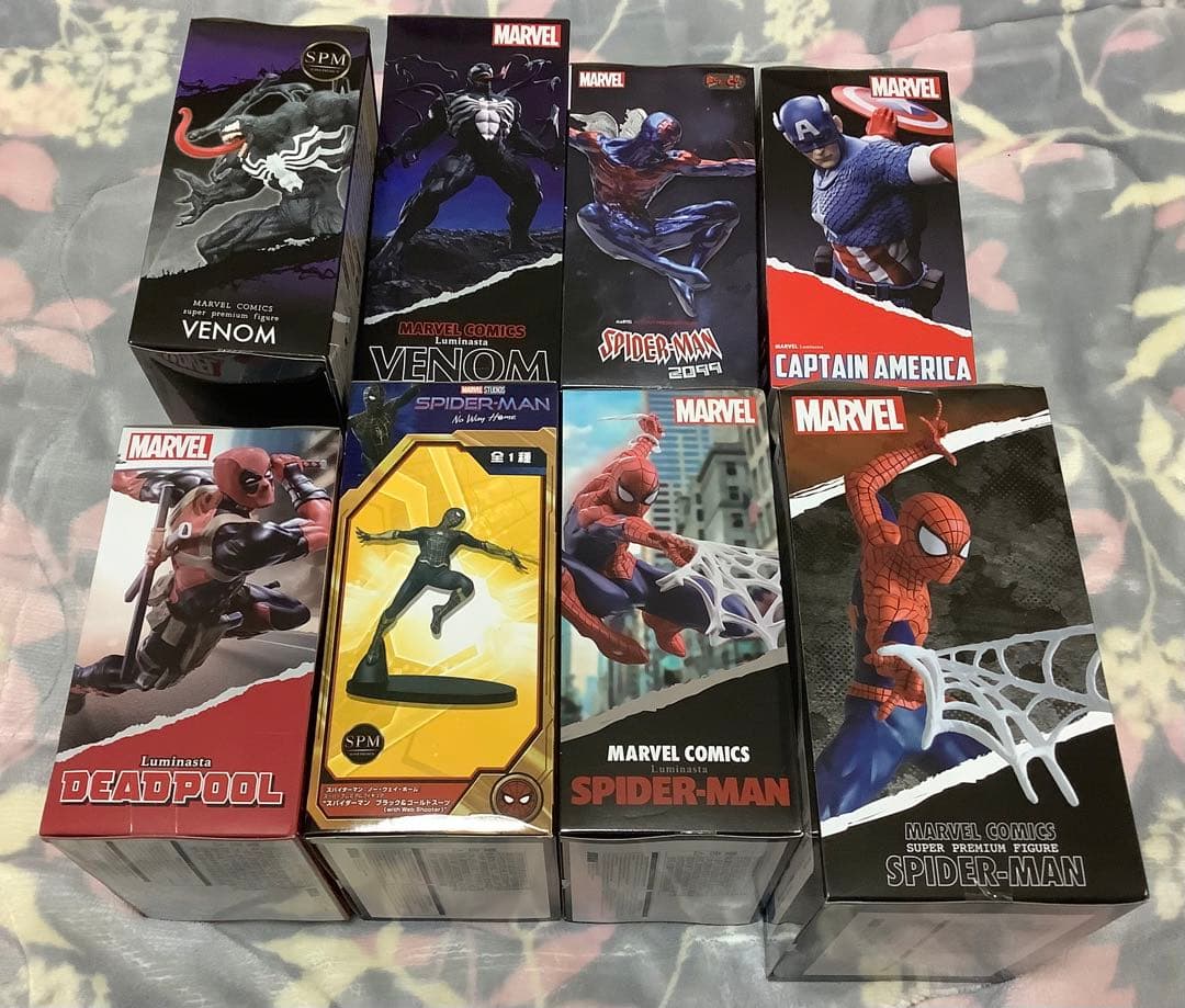 新品未開封！MARVELシリーズプライズフィギュア8個セット！