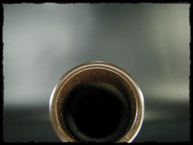 根来 茂昌 唐銅 鶴首 花入 釜師遠州流職方 師香取正彦