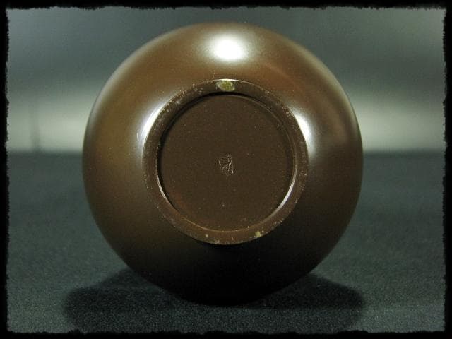 根来 茂昌 唐銅 鶴首 花入 釜師遠州流職方 師香取正彦