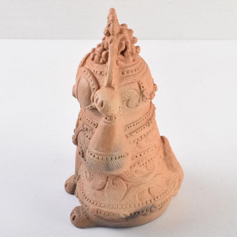 九ちゃん　縄文土偶形　招き猫　置物　V　9063