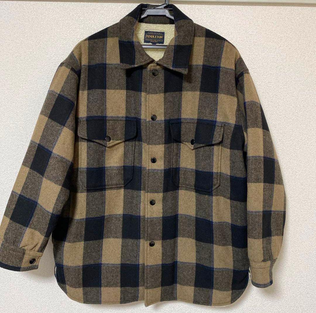 ペンドルトン×フリークスストア別注CPOジャケットシャツボアチェック