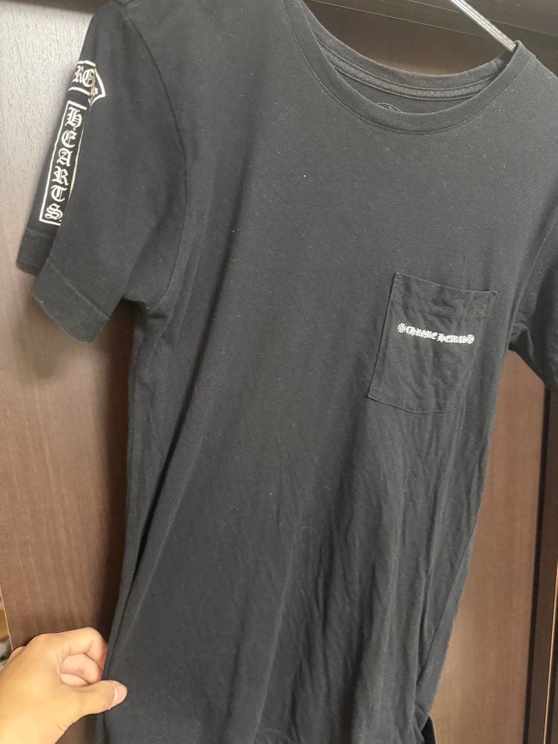 CHROME HEARTS 黒 Tシャツ ポケット付き