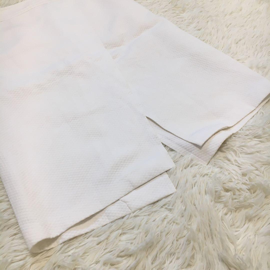 【美品】シャネル スカート スリット ココマーク ホワイト 02P