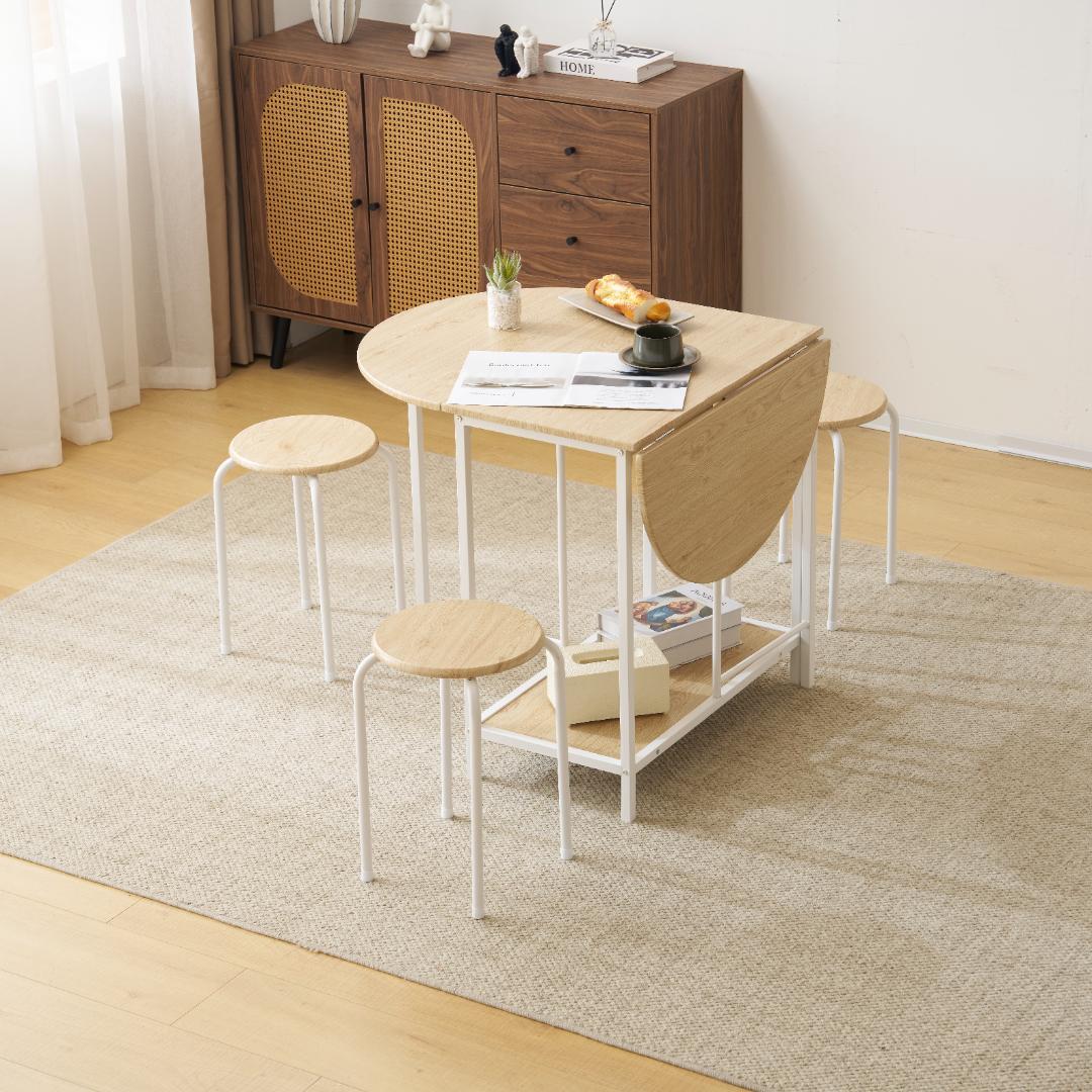 赤字価格4人用ダイニング 5点セット ダイニングテーブル　オシャレNATURAL