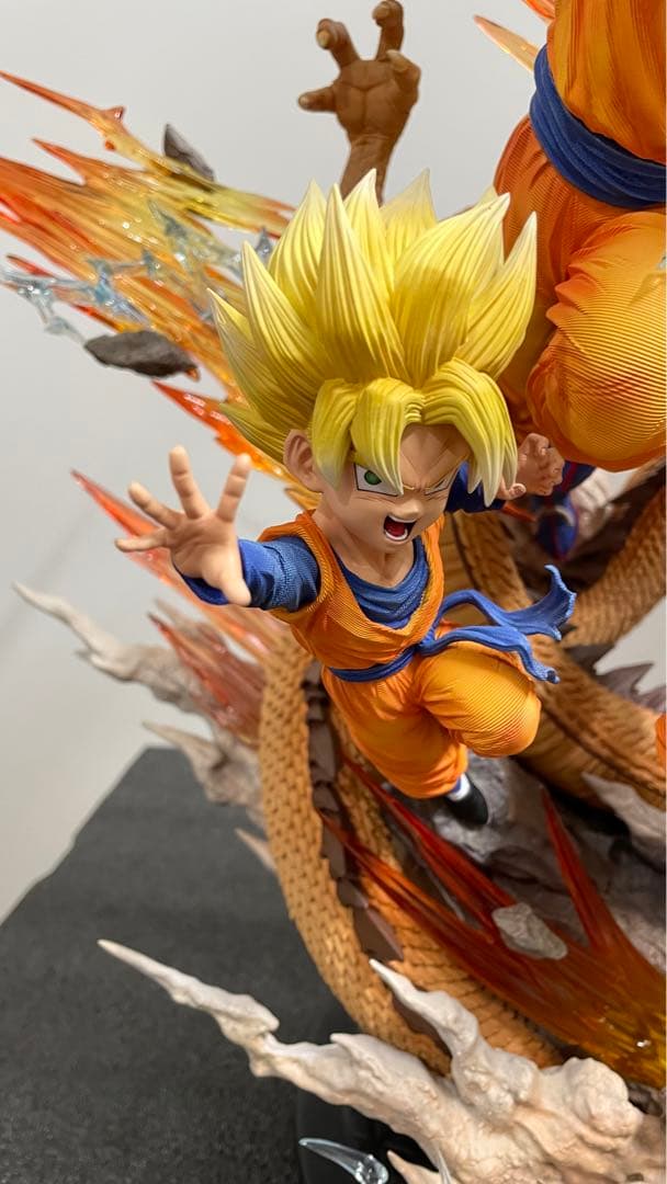 限定絶版ドラゴンボール親子かめはめは悟空悟天悟飯ガレージキットスタチュー