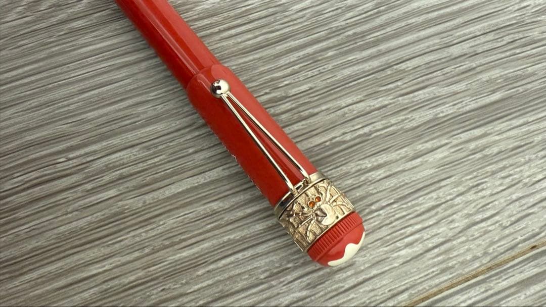 モンブラン ヘリテイジコレクション ルージュエノワール ボールペン スパイダー