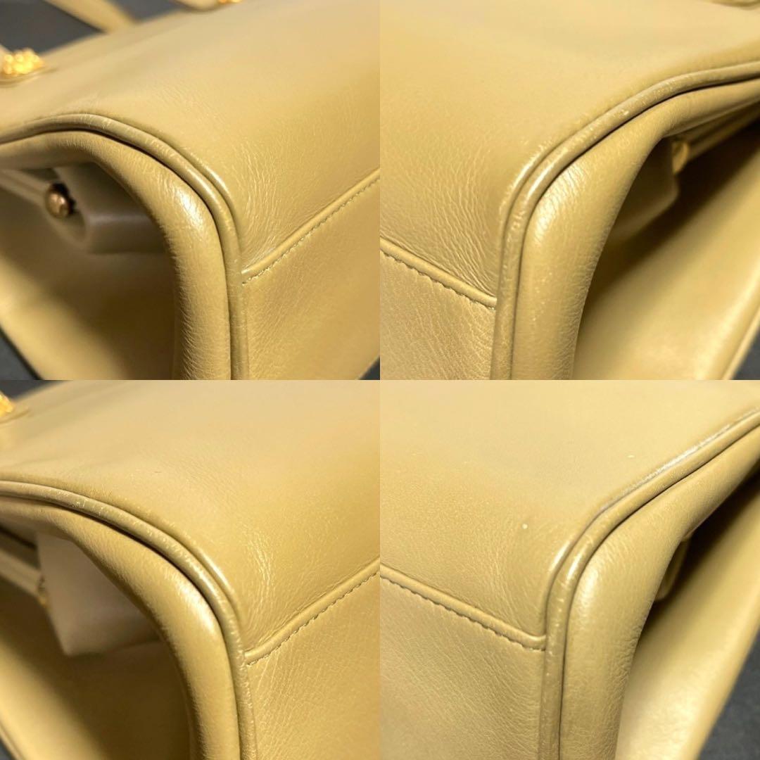 l*a様 【美品】HAMANO 濱野皮革工藝 カーキ レザー ゴールド金具 トー