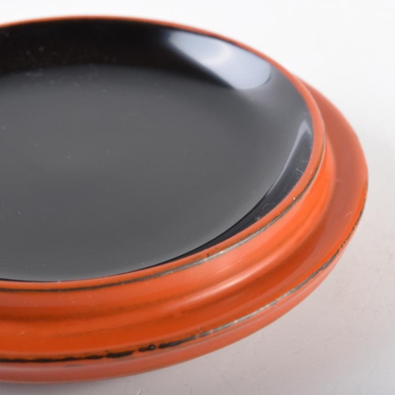 茶道具　久世宗春作　根来塗　金輪寺　棗　共箱　V　7007