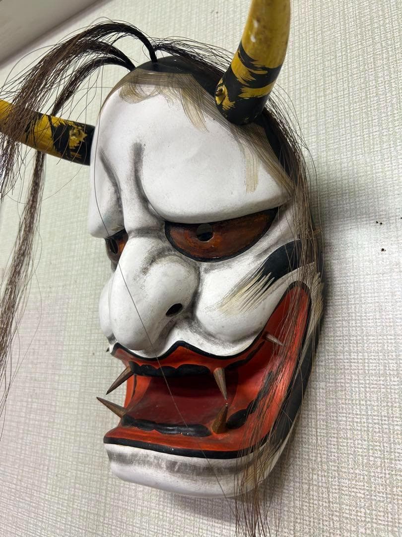 石見神楽面 般若 神楽面 日下義明作 - メルカリ 石見神楽面 額装 フレーム