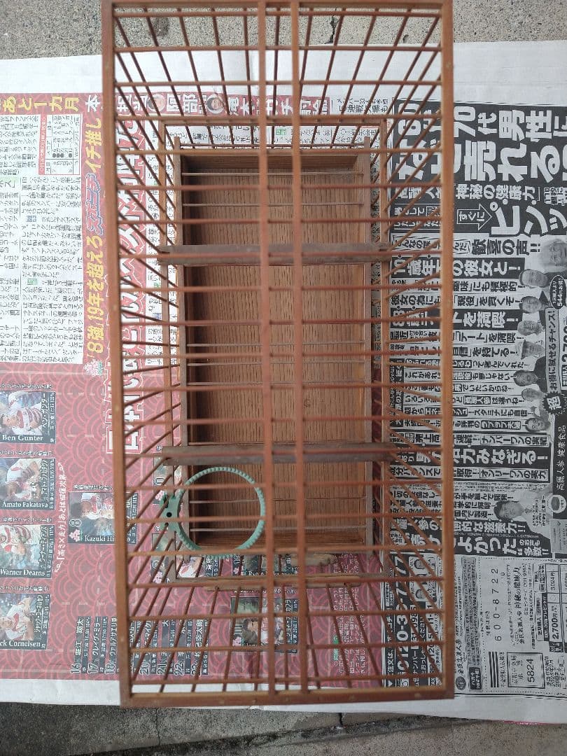 100年竹製 メジロ籠