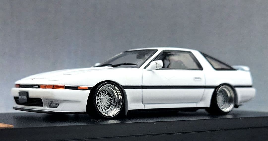 な～　1/43　スープラ改　A70　BBS-RS　インチアップ　深リム