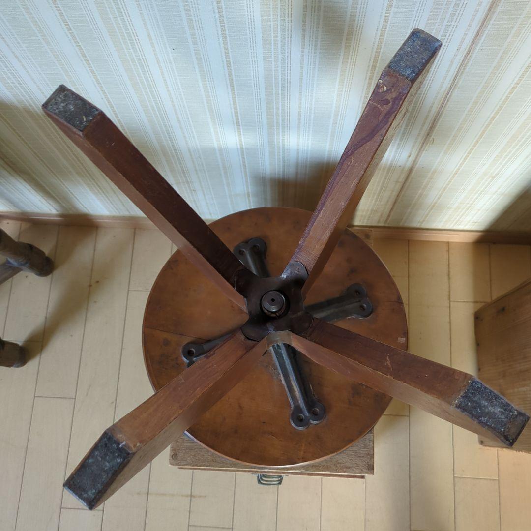 ブロカント古道具　回転椅子 ドクターチェア