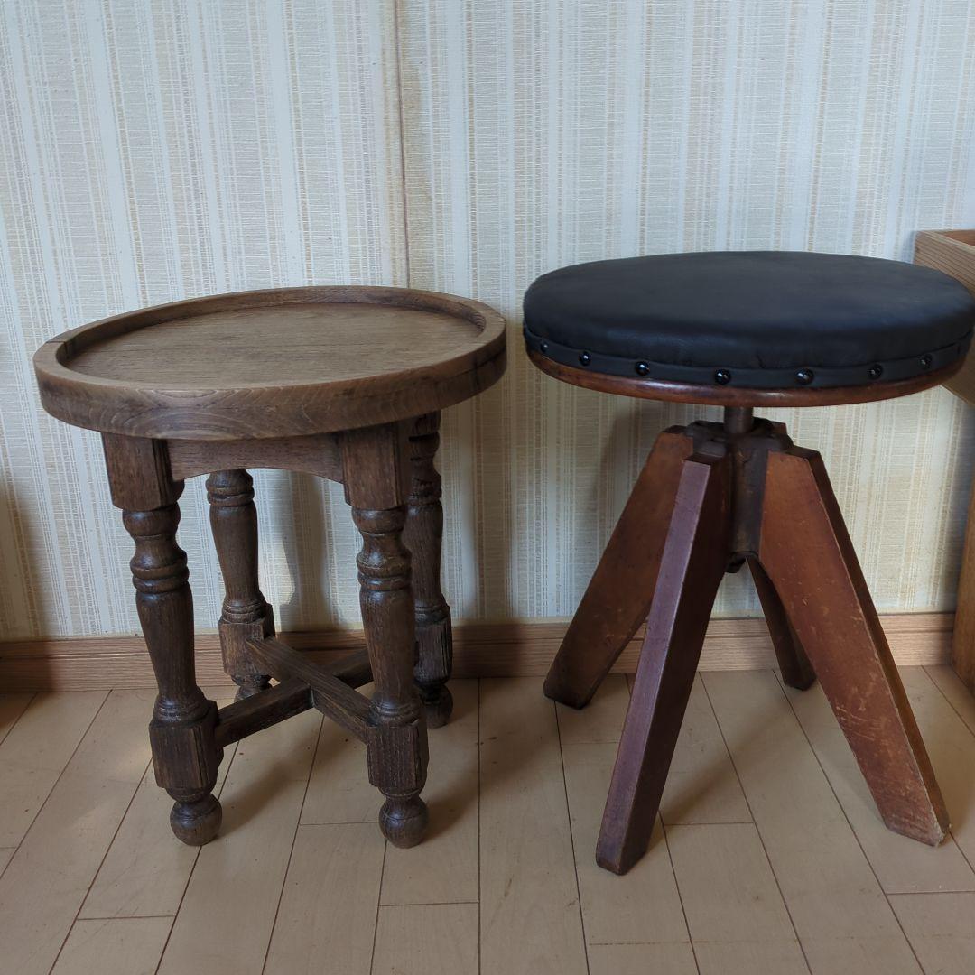 ブロカント古道具　回転椅子 ドクターチェア