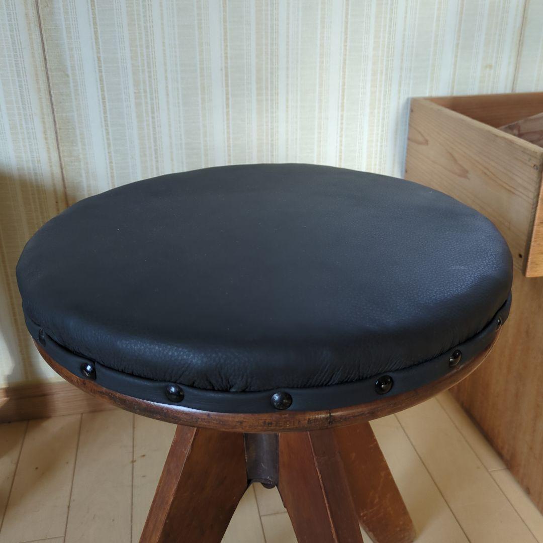 ブロカント古道具　回転椅子 ドクターチェア