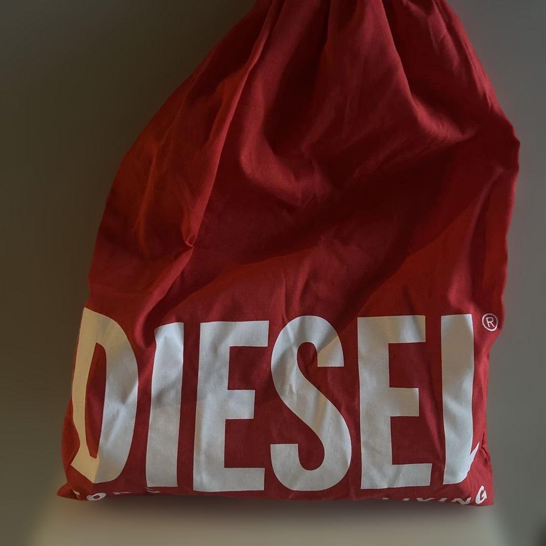 DIESEL ピンク ロゴ ハンドバッグ　ワンハンドル