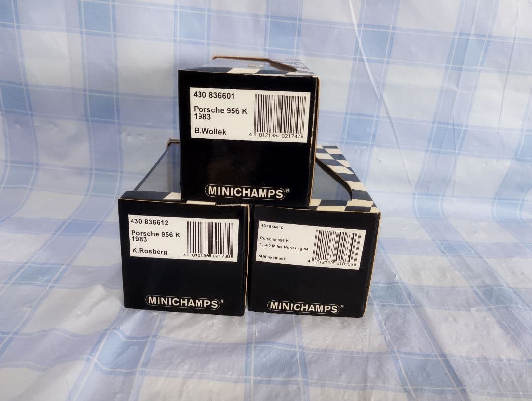 MINICHAMPS ポルシェ 956 K 3台セット PORSCHE ミニカー
