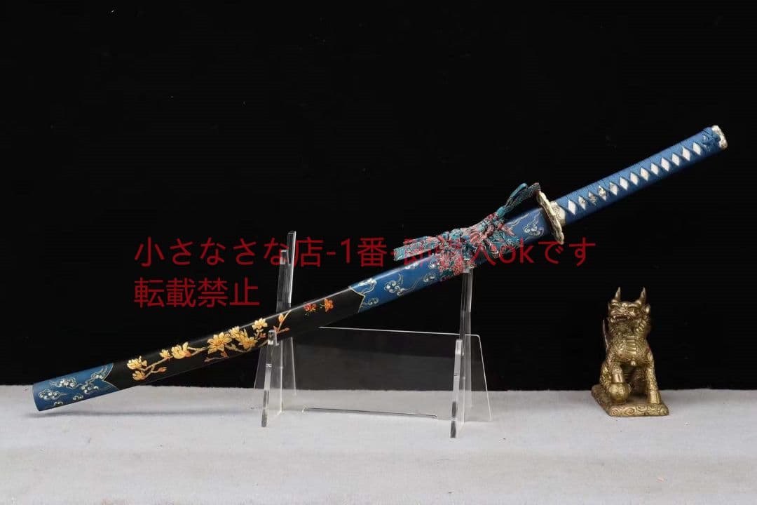 【手描き鞘侍】  古兵器 武具 刀装具 日本刀 模造刀 居合刀