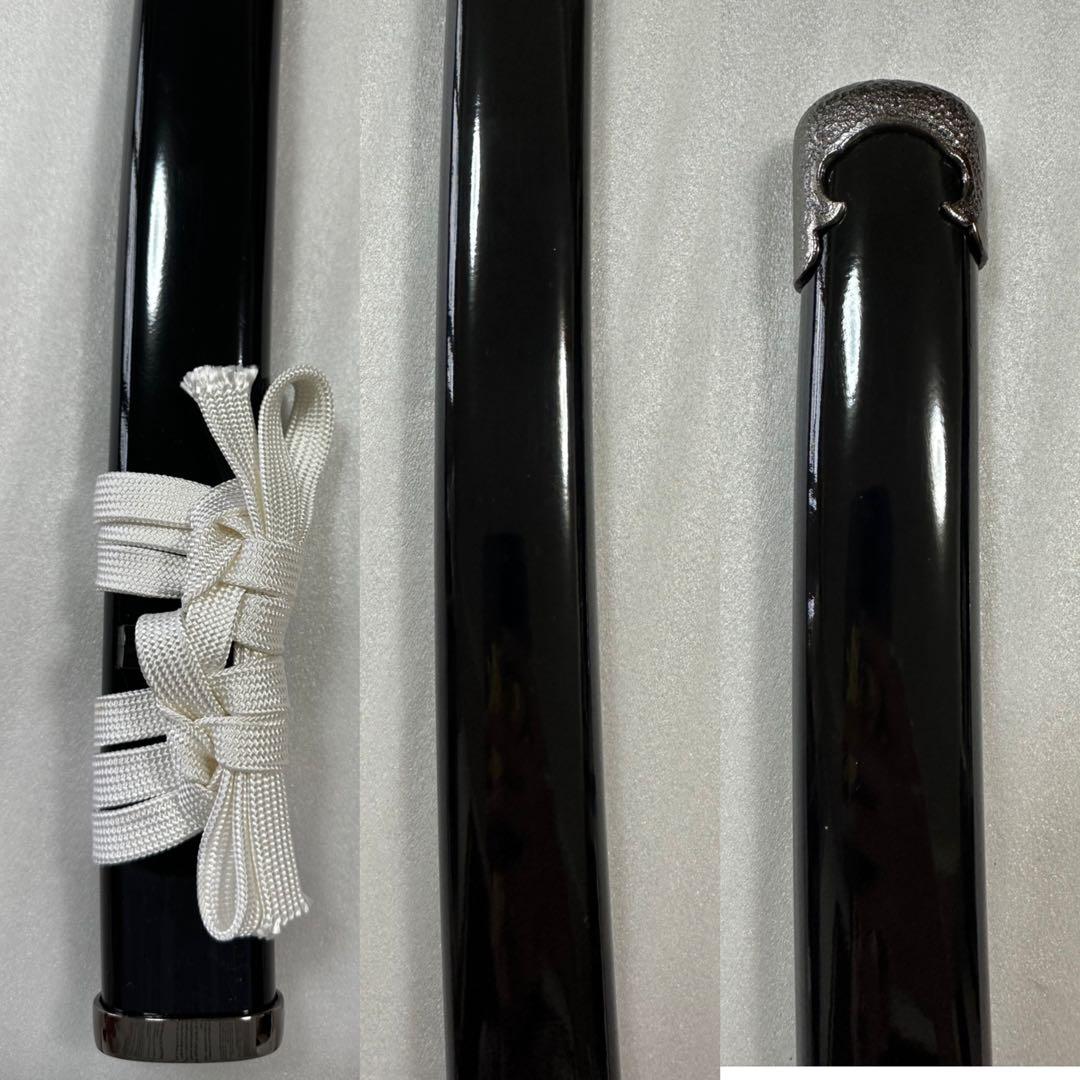 新品 模造刀　打刀 黑鞘　コスプレ 鞘付き長さ約105cm 26A2