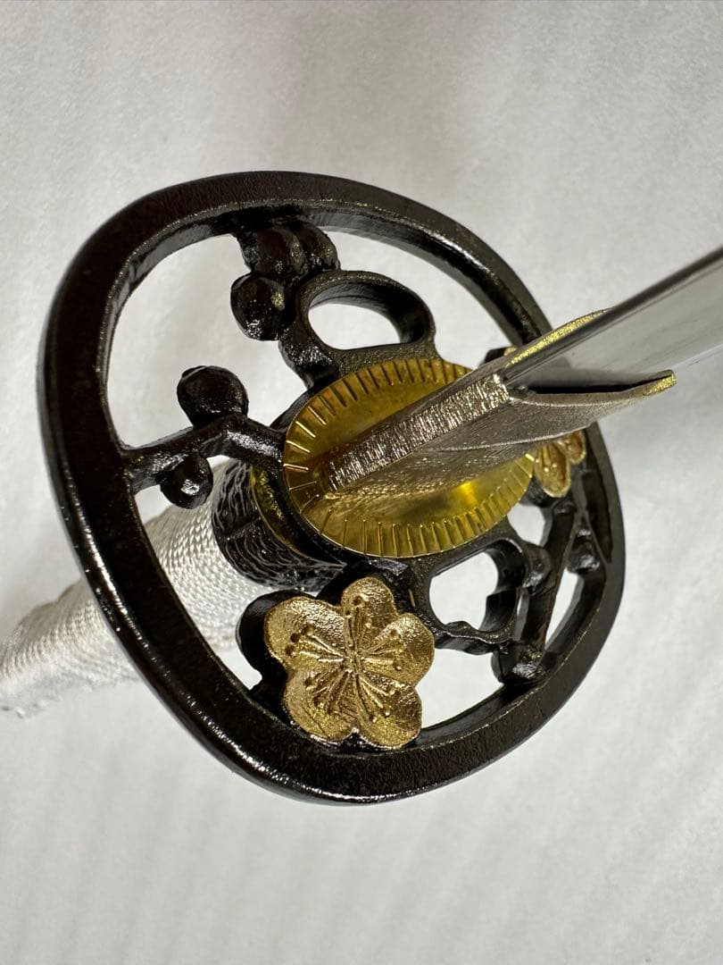 新品 模造刀　打刀 黑鞘　コスプレ 鞘付き長さ約105cm 26A2