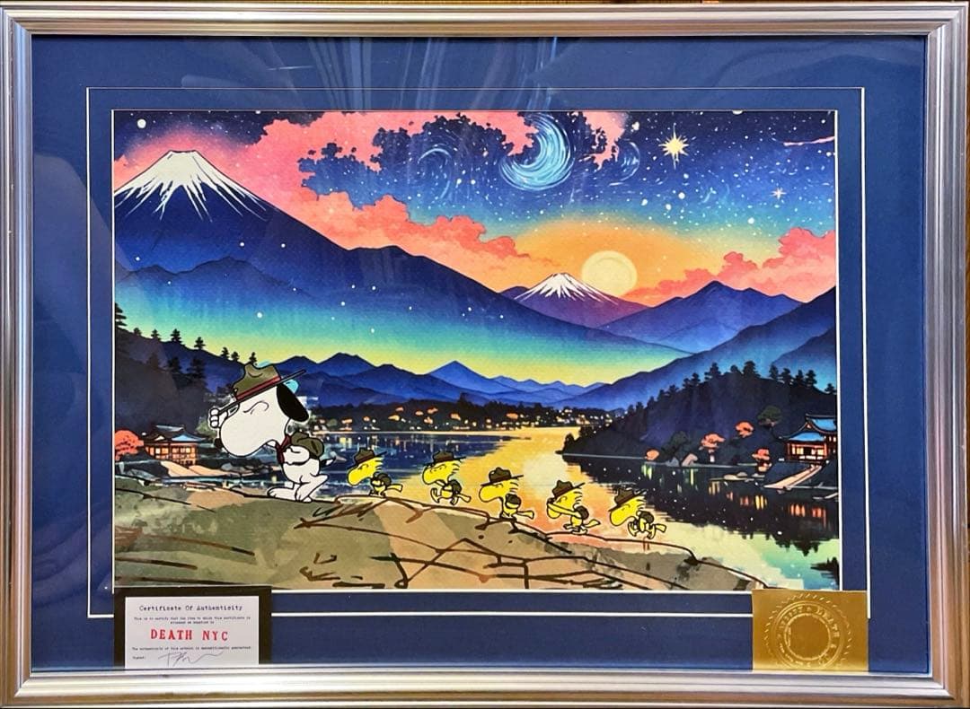 額込 世界限定100枚DEATH NYC アートポスター 現代アート 40