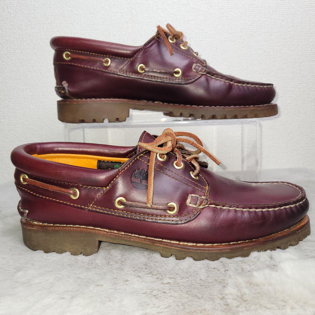 美品✨ Timberland 27.0 デッキシューズ ラバーアウトソール