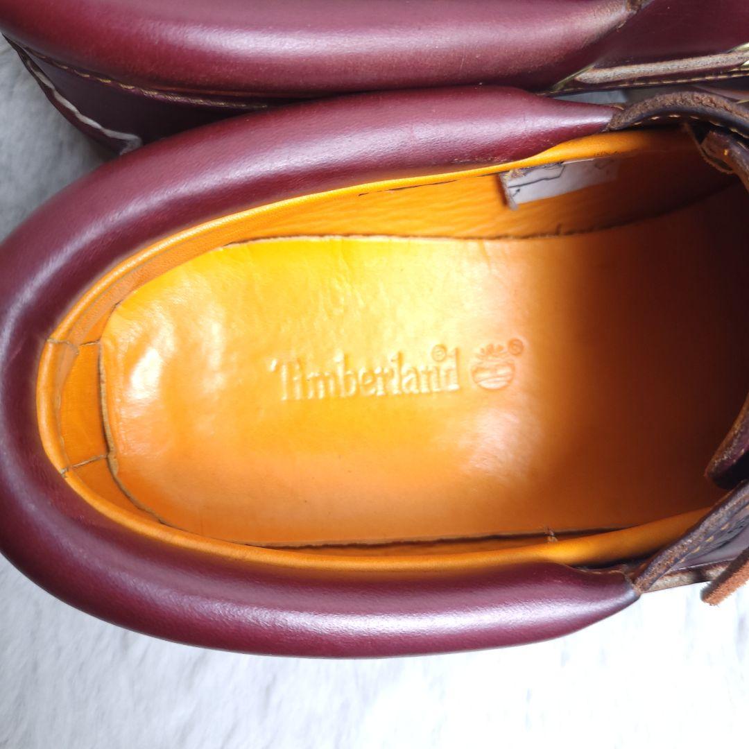 美品✨ Timberland 27.0 デッキシューズ ラバーアウトソール