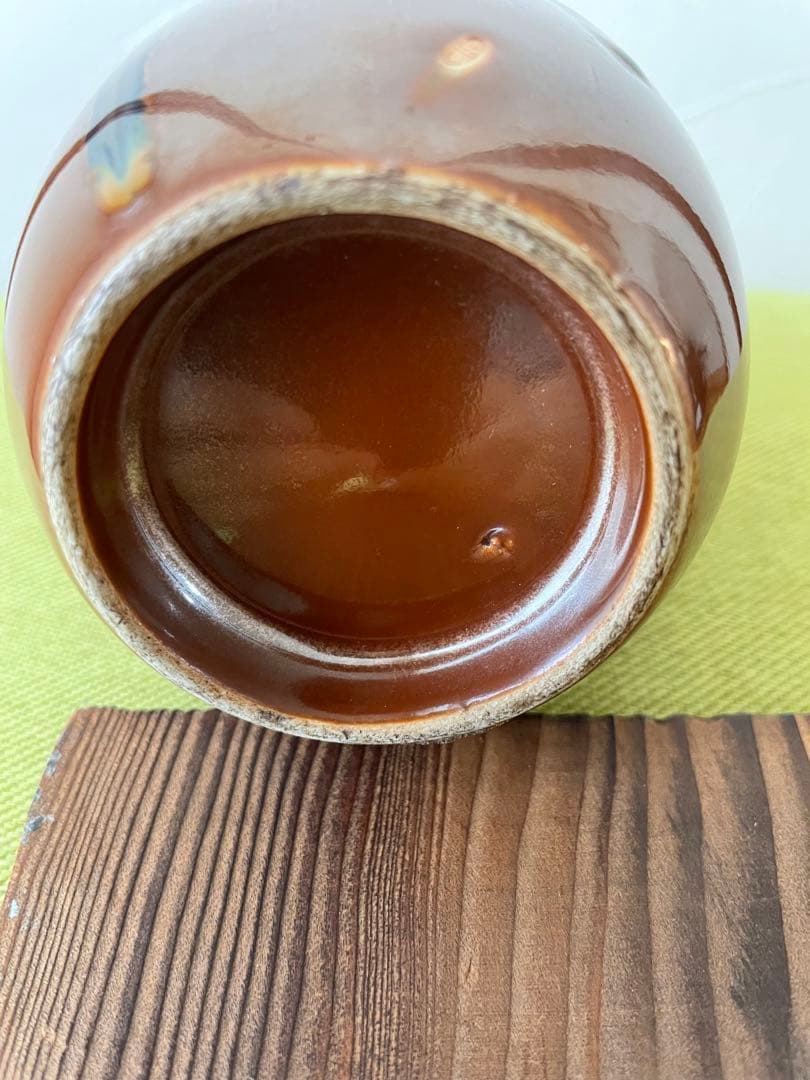 煎茶道具 陶製錫口茶心壺 茶入れ