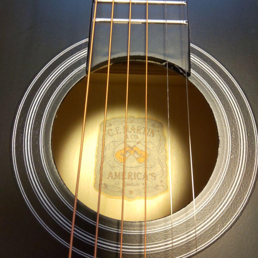 新品！格安！カッタウェイ アコースティックギター 、黒、専用バッグ他セット