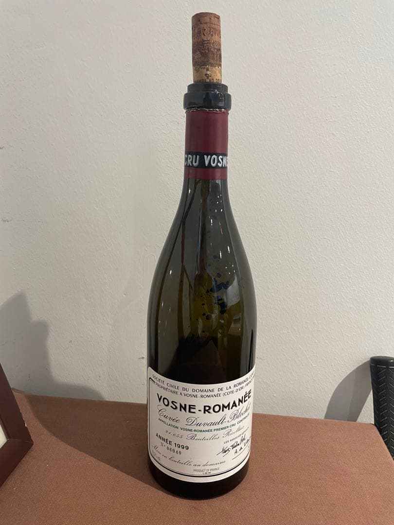 DRC・ヴォーヌ・ロマネ1999 空瓶 - メルカリ