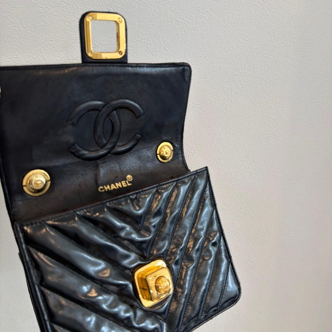 【Used】CHANEL シャネル キルティングショルダーバッグ