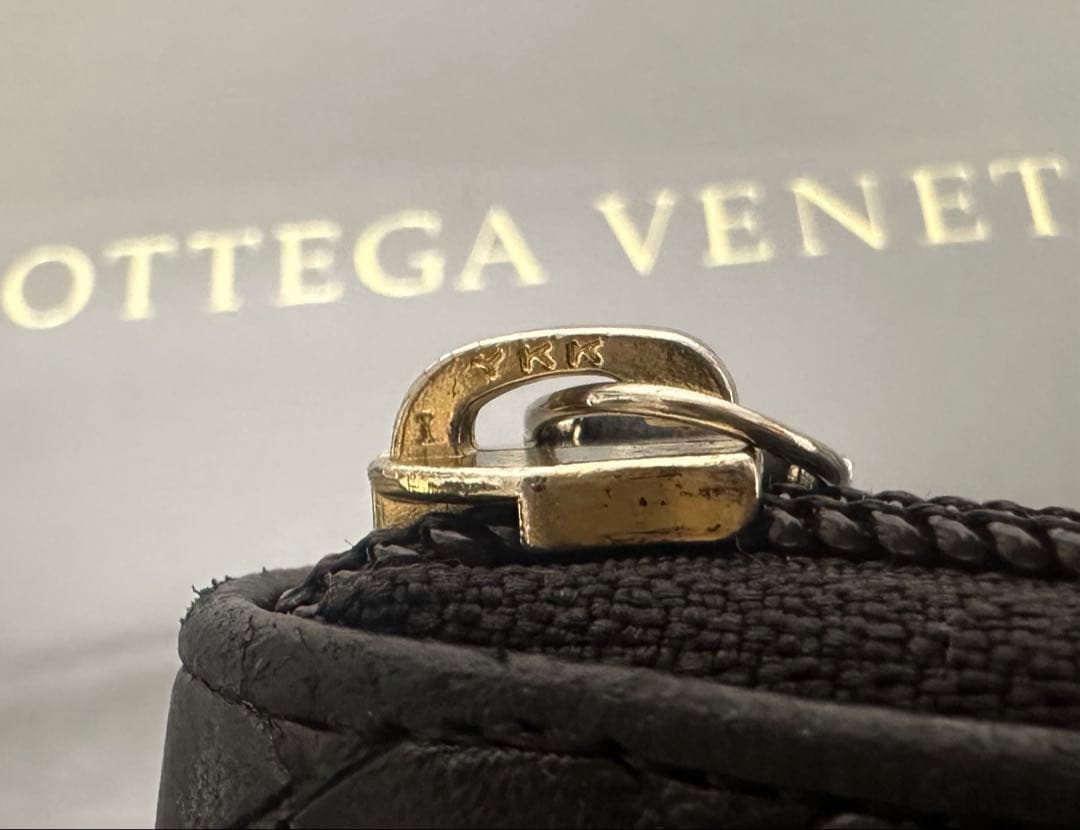 ★【付属品付】ボッテガヴェネタ イントレチャートケース/ラム/黒/3️⃣✨✨