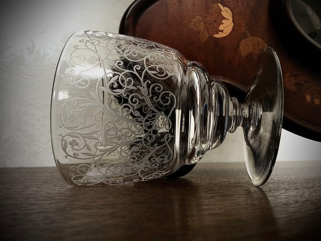 オールド バカラ LULLI・ルリ シェリー グラス 7 cm 食前酒 グラス 名前