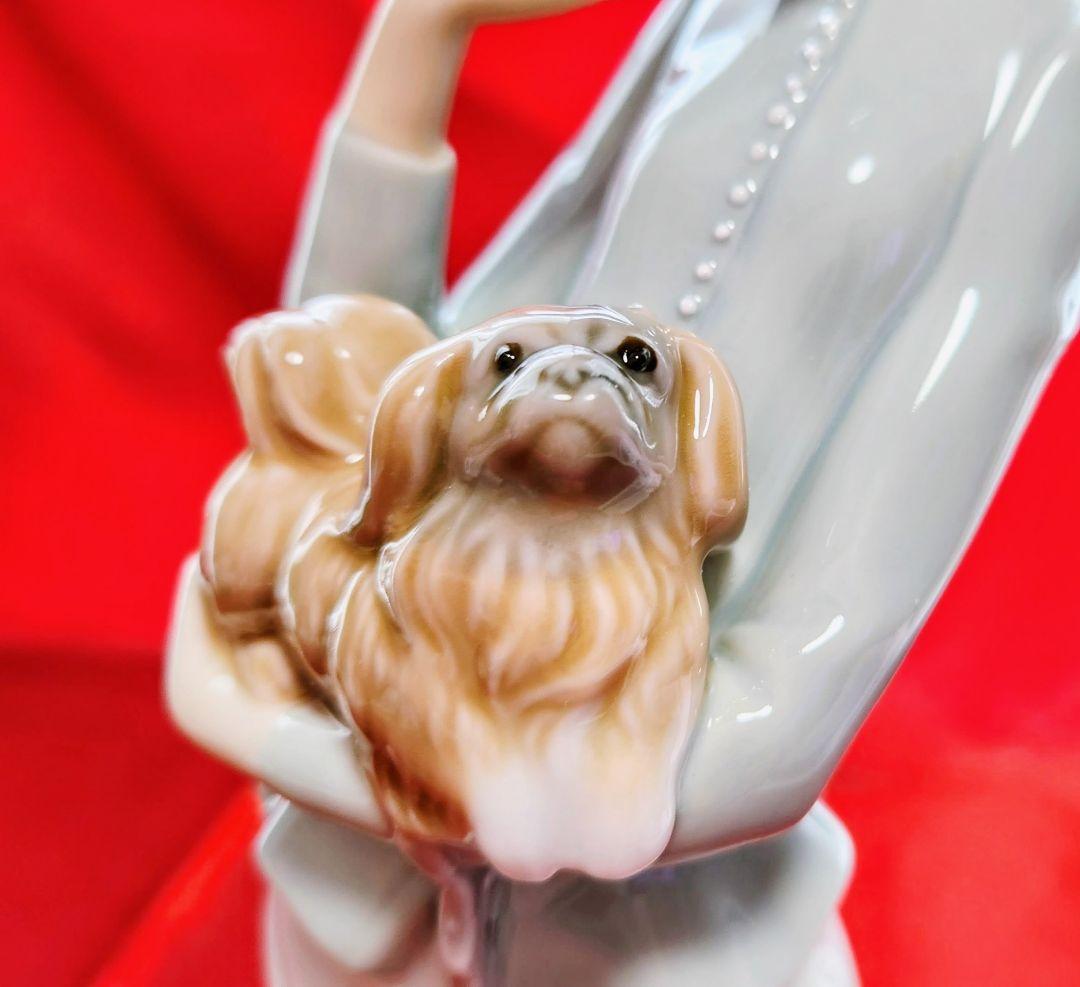 リヤドロLLAD【ほぼ未使用・美品・箱入栞付・廃盤】《38cm》子犬