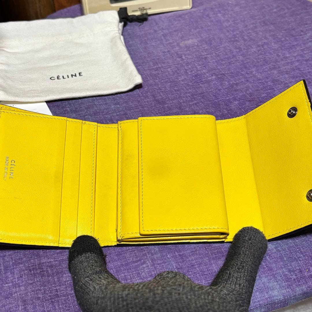 セリーヌ　CELINE 三つ折り財布　グレージュ 正規品