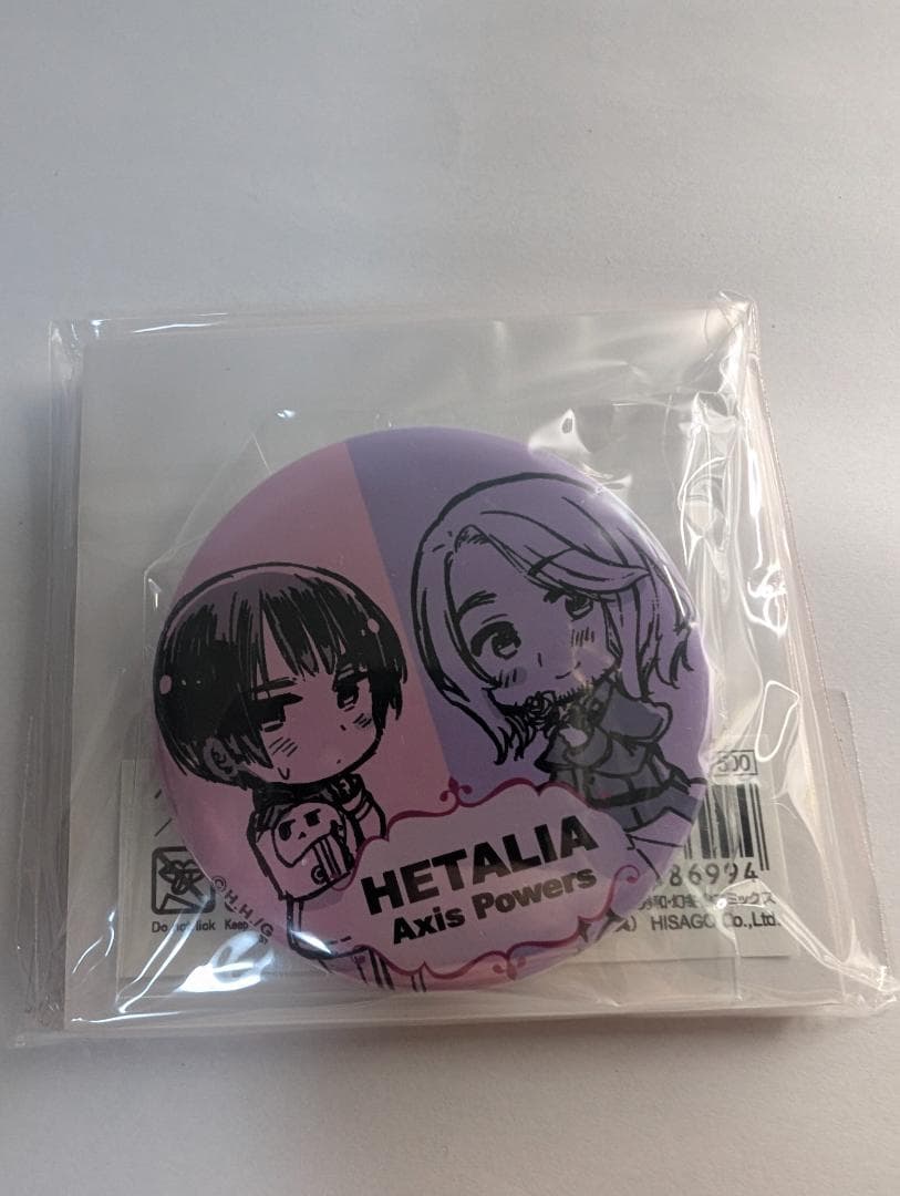 未開封】ヘタリア Axis Powers ペア缶バッジ 4点セット - メルカリ