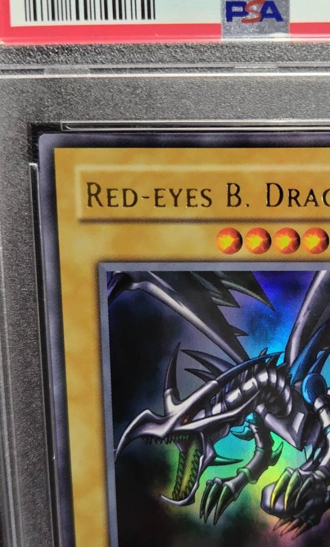 ★PSA９ RED-EYES B. DRAGON /真紅眼の黒竜　LOB-070